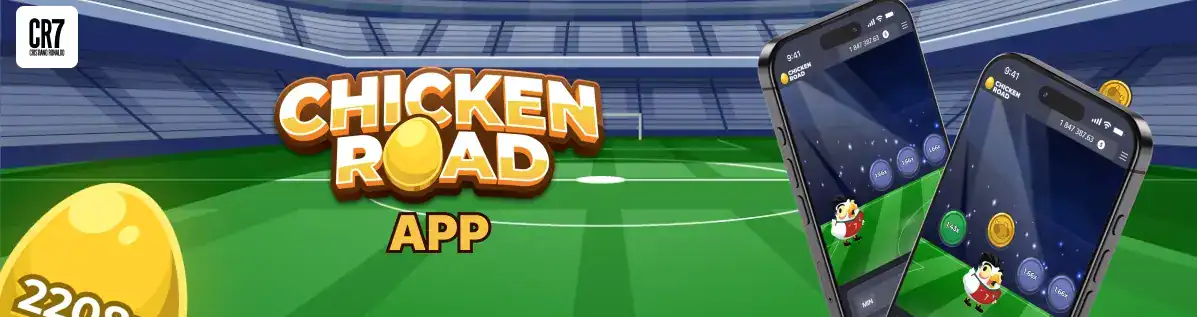 Chicken road Ronaldo game app for android and iOs.